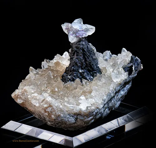Calcite-Galena-Fluorite image