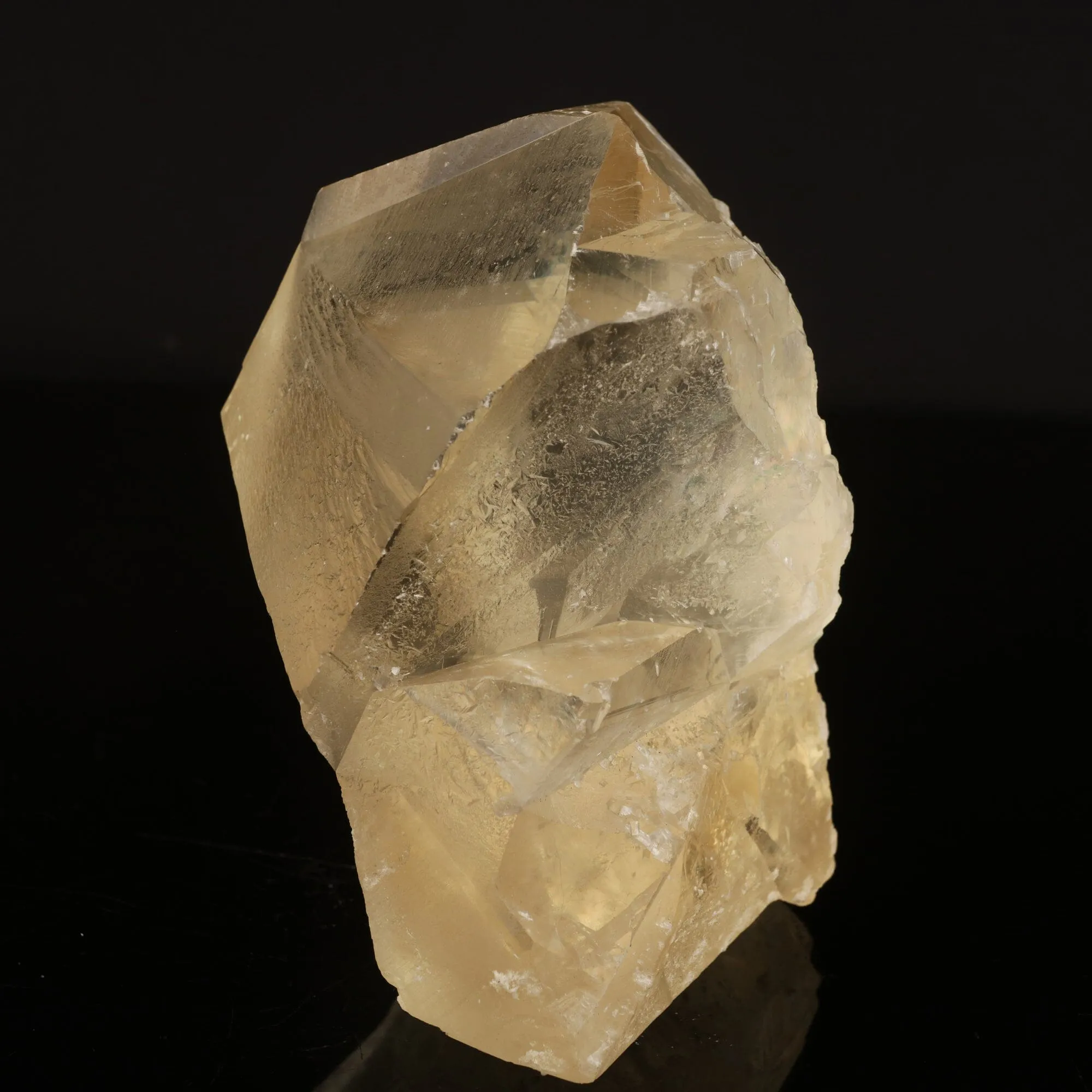 Calcite Golden Color Natural Mineral Specimen - image 4