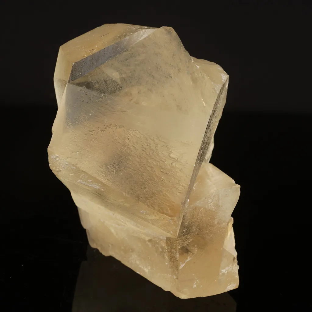 Calcite Golden Color Natural Mineral Specimen image