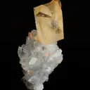 Calcite Golden Color with Apophyllite Natural Mineral Specimen - image 2