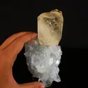 Calcite Golden Color with Apophyllite Natural Mineral Specimen - image 5