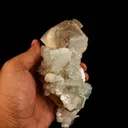 Calcite Golden Color with Stilbite Natural Mineral Specimen - image 7