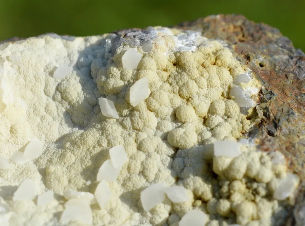 Calcite & Gyrolite Phillipsite 635 grams - Basalt Quarry, Clermont-Ferrand, Puy-de-Dôme, France - image 7