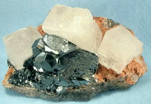 Calcite, Hematite, Andradite image
