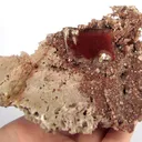 Calcite, Hematite, Duftite - image 2