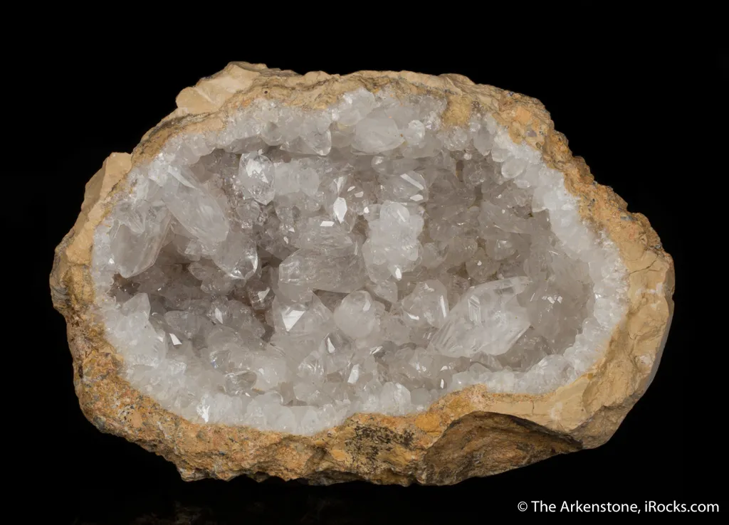 Calcite in geode - image 2