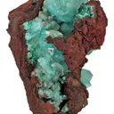 Calcite Included By Aurichalcite - image 1