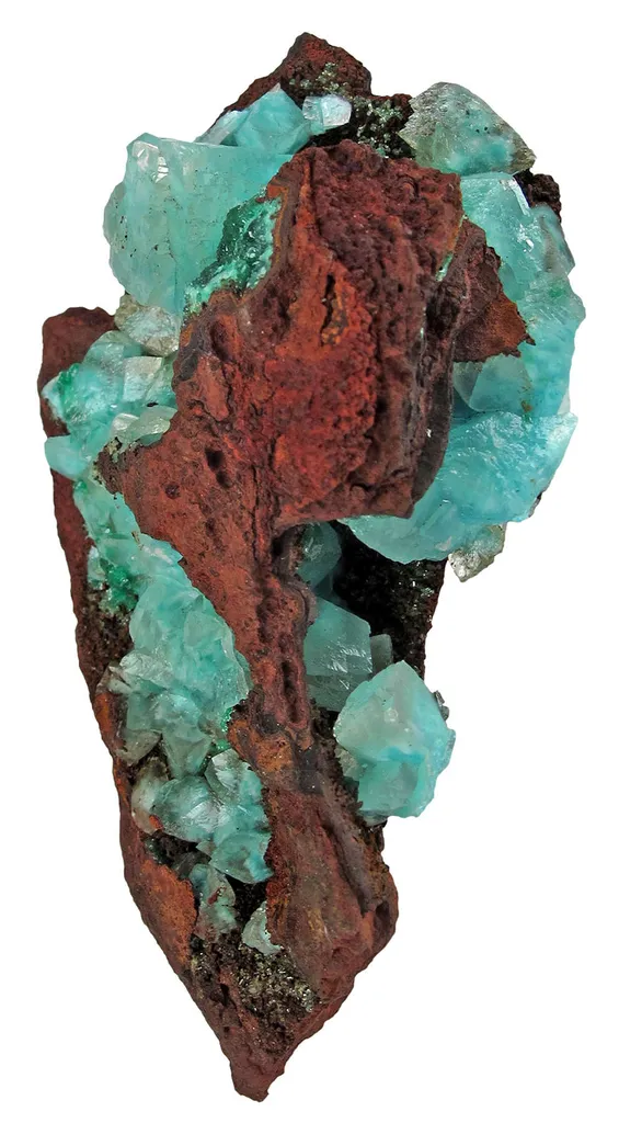 Calcite Included By Aurichalcite - image 3