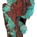 Calcite Included By Aurichalcite - image 3