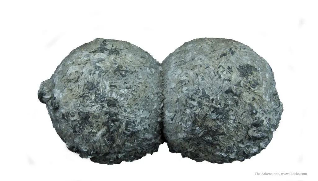 Calcite Included By Boulangerite - image 5