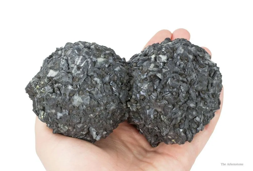 Calcite Included By Boulangerite image