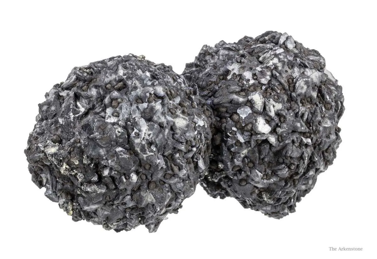 Calcite Included By Boulangerite - image 6