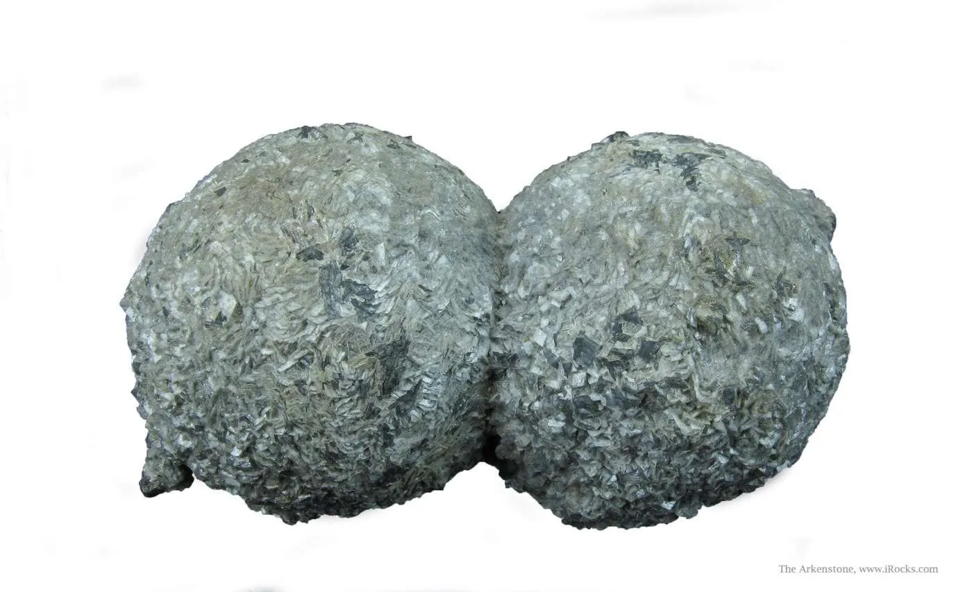 Calcite Included By Boulangerite - image 2