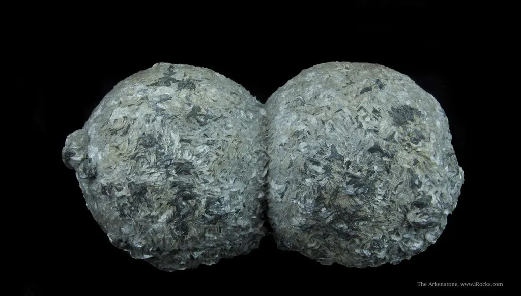 Calcite Included By Boulangerite - image 3