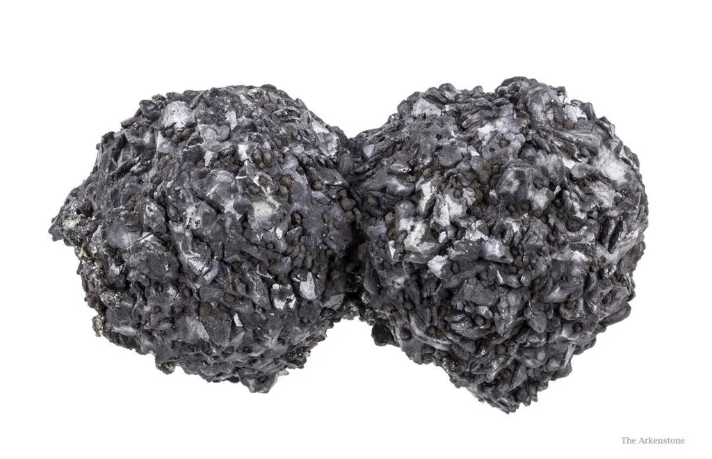 Calcite Included By Boulangerite - image 2