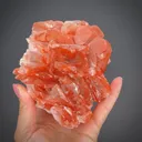 Calcite included by Hematite - image 1
