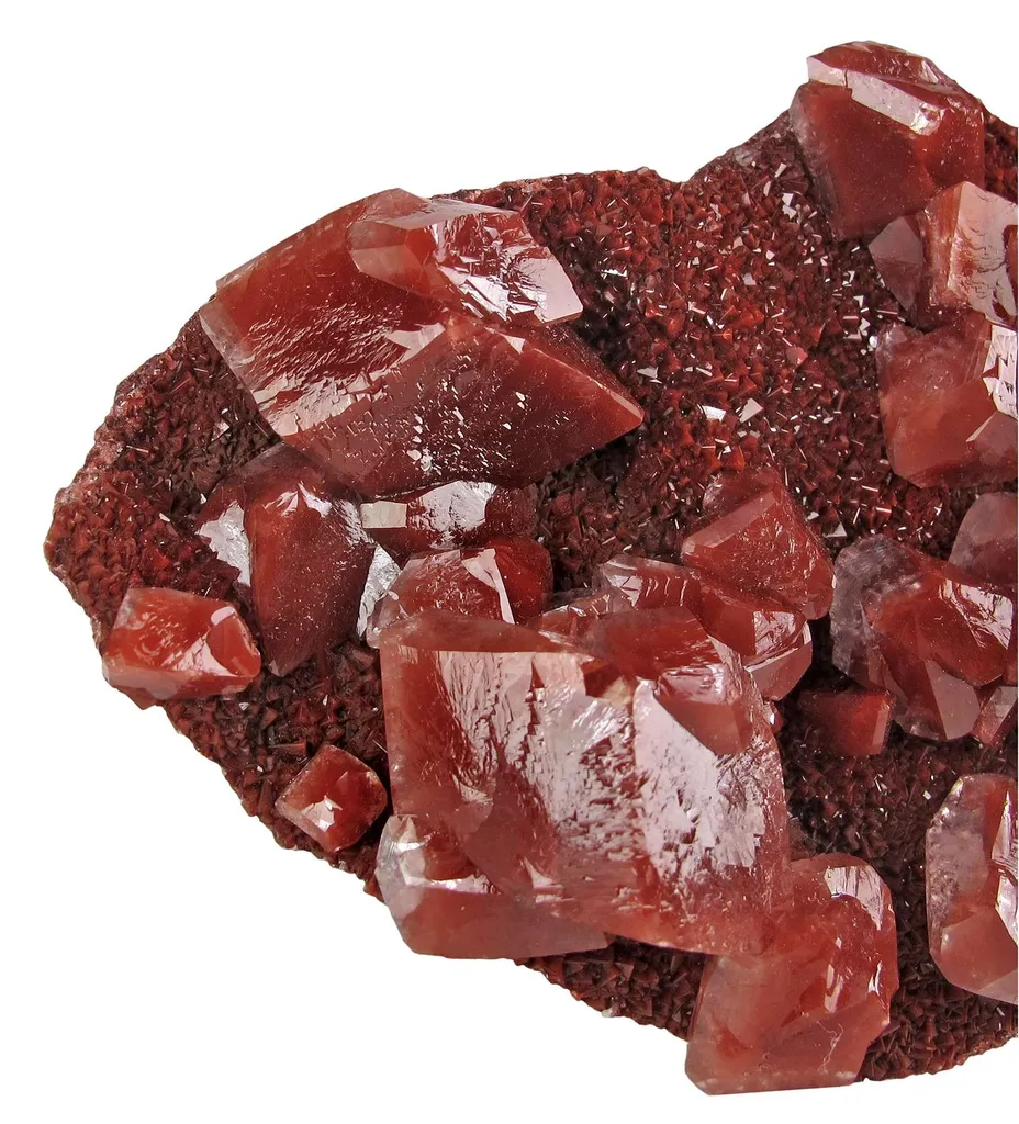 Calcite Included By Hematite - image 2