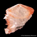 Calcite included by Hematite - image 4