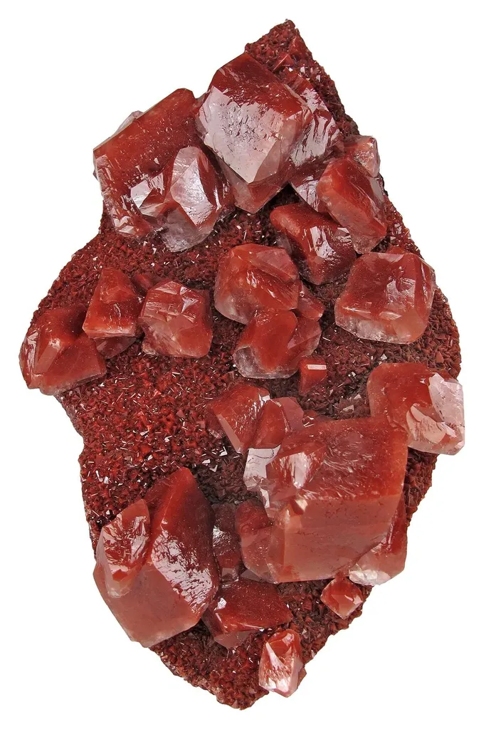 Calcite Included By Hematite - image 3