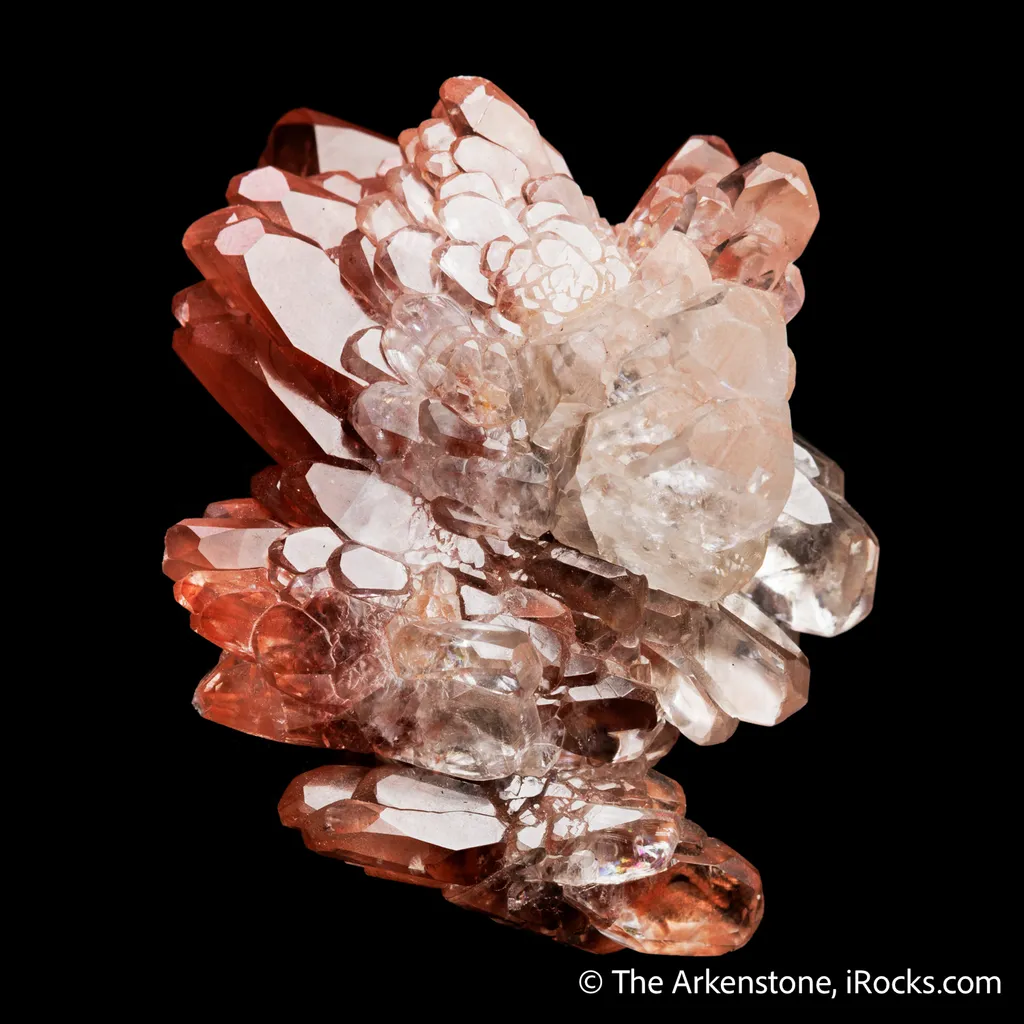 Calcite included by Hematite (classic find)