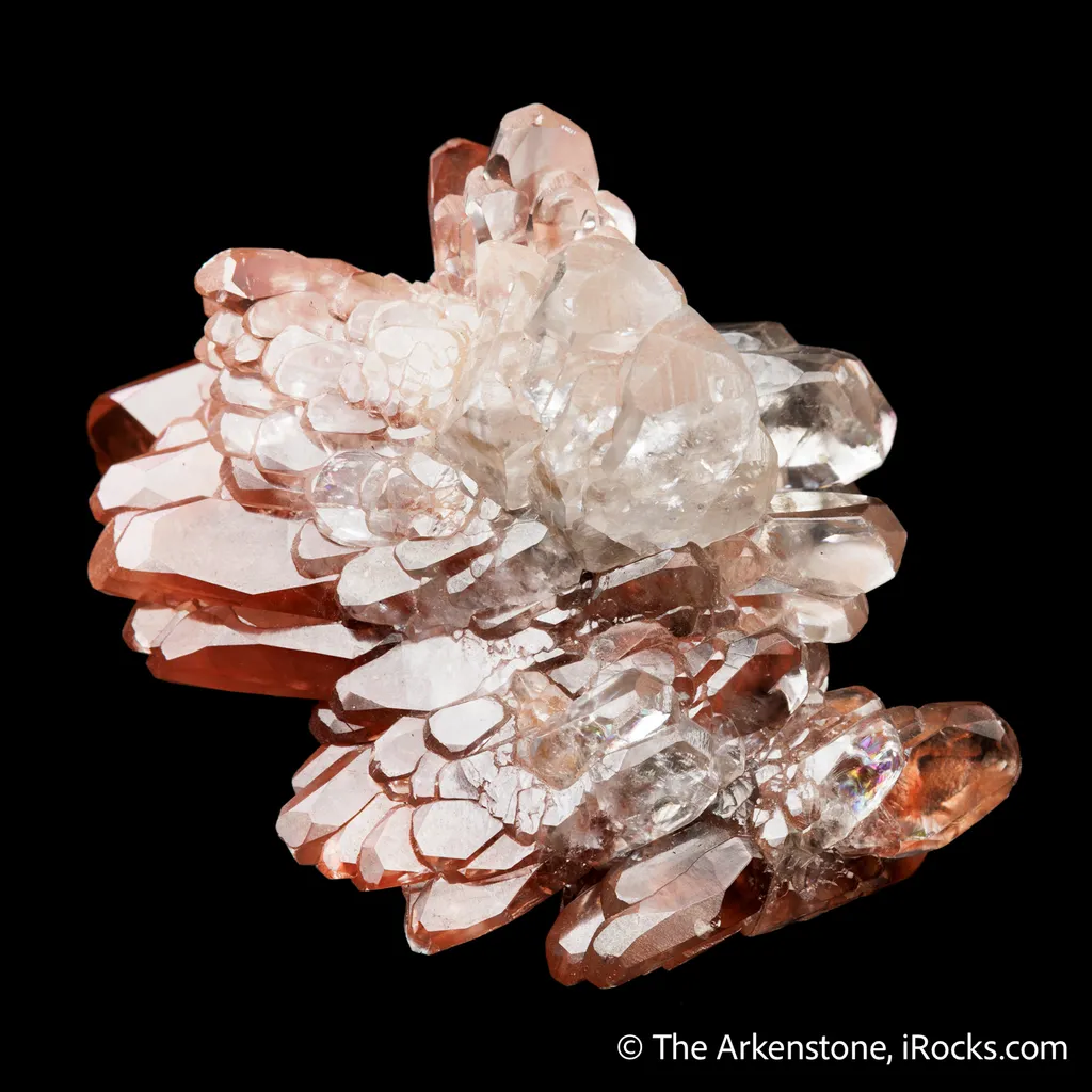 Calcite included by Hematite (classic find) - image 4