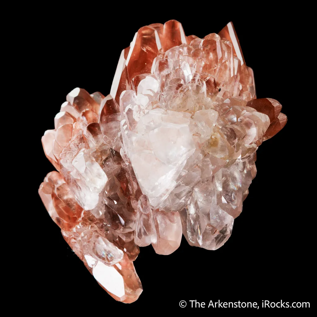 Calcite included by Hematite (classic find) - image 5