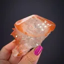 Calcite included by Hematite - image 1