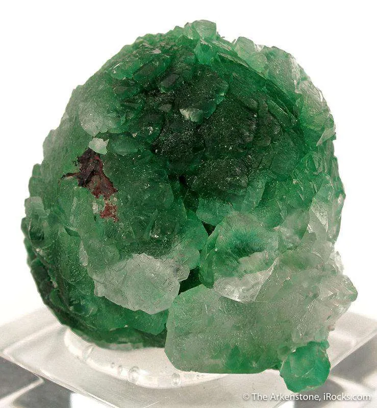 Calcite Included By Malachite image