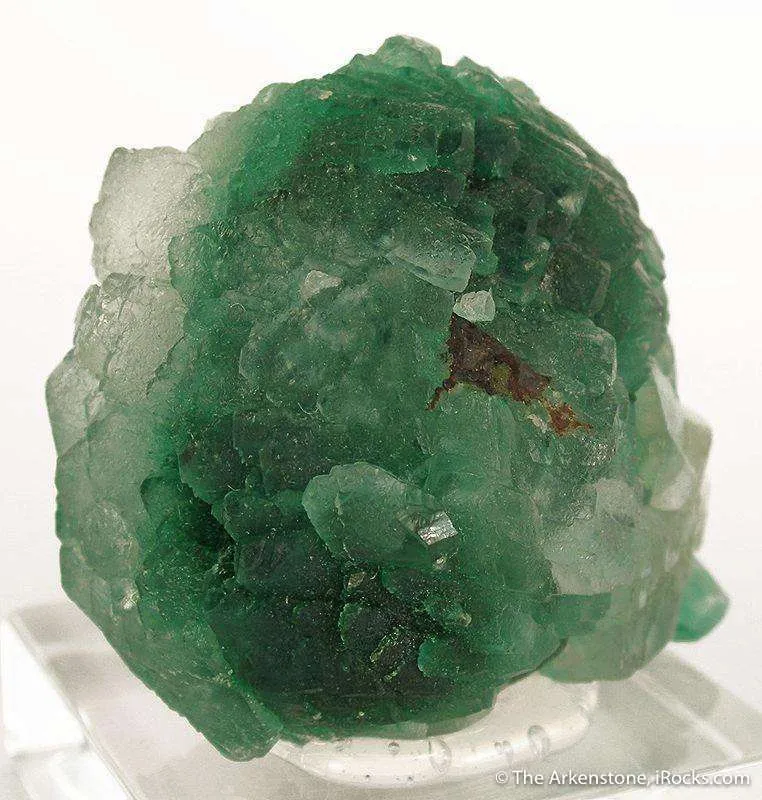 Calcite Included By Malachite - image 2