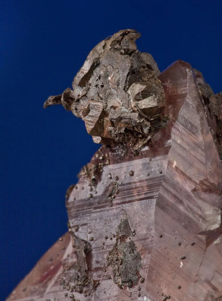 Calcite Included With Copper, With Copper & Quartz - image 2