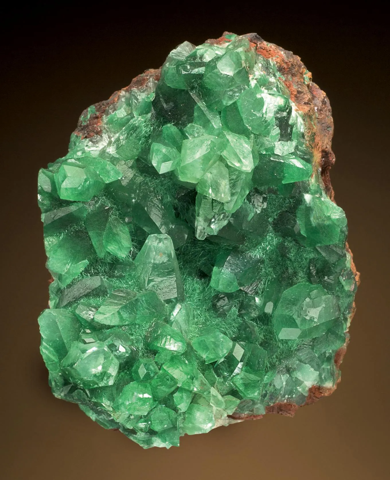 Calcite, Malachite - image 1