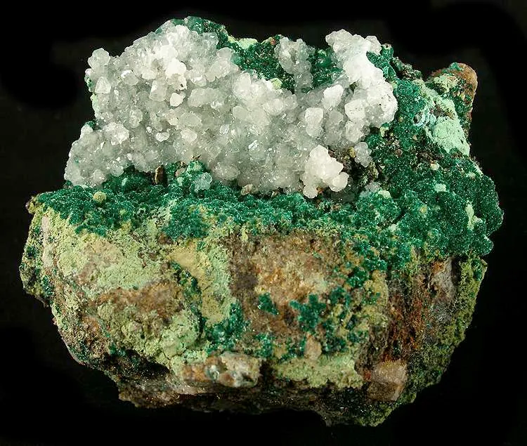 Calcite, Malachite image