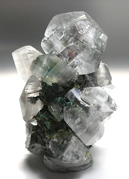 Calcite, Malachite, Duftite image