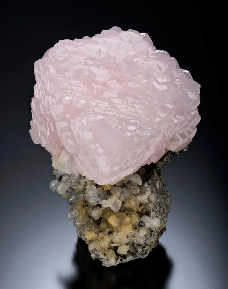 Calcite (Manganese-rich), Quartz, Galena - image 1