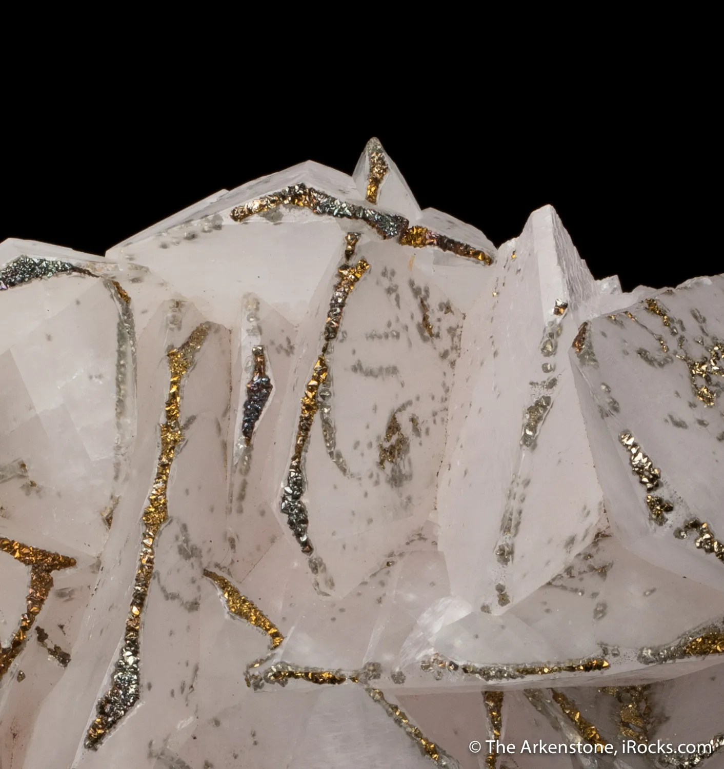 Calcite (Manganoan) with Pyrite - image 1