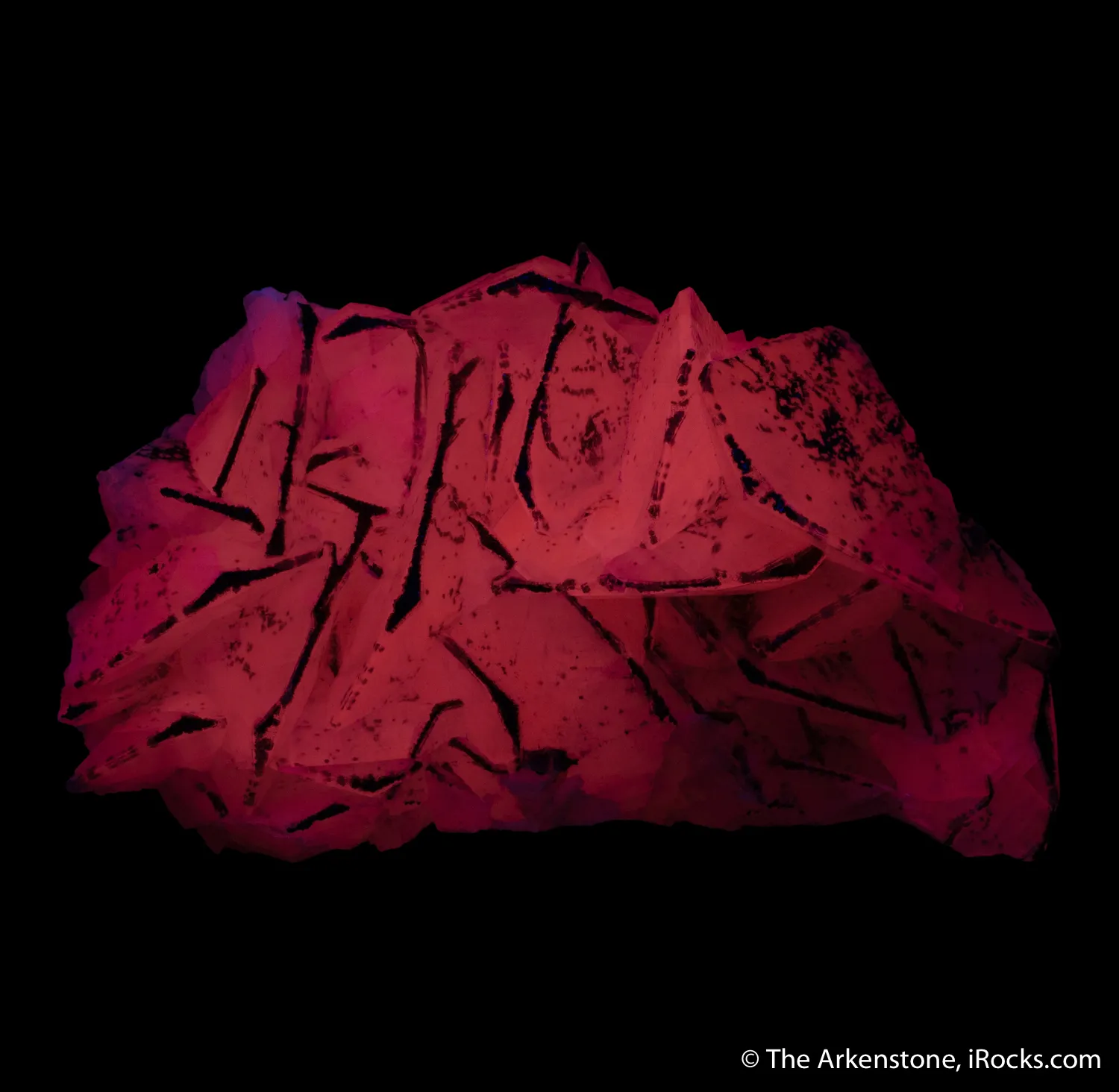 Calcite (Manganoan) with Pyrite - image 3