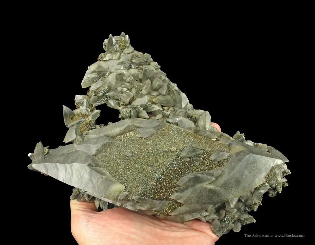 Calcite, Marcasite, and Chalcopyrite image