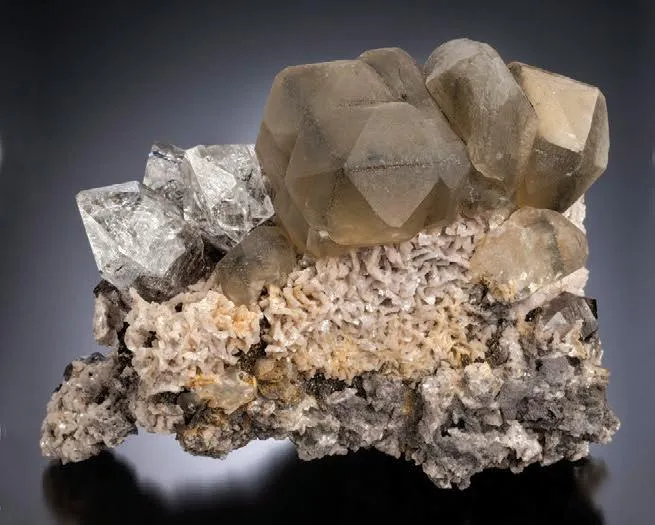 Calcite, Marcasite, Quartz, Dolomite image
