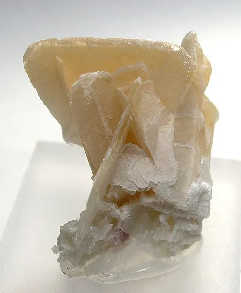 Calcite, Microcline - image 1