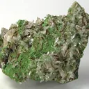 Calcite, Mottramite - image 1