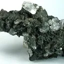 Calcite, Mottramite - image 1