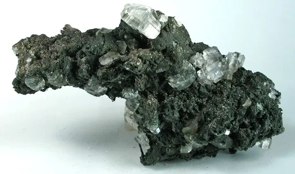Calcite, Mottramite - image 1