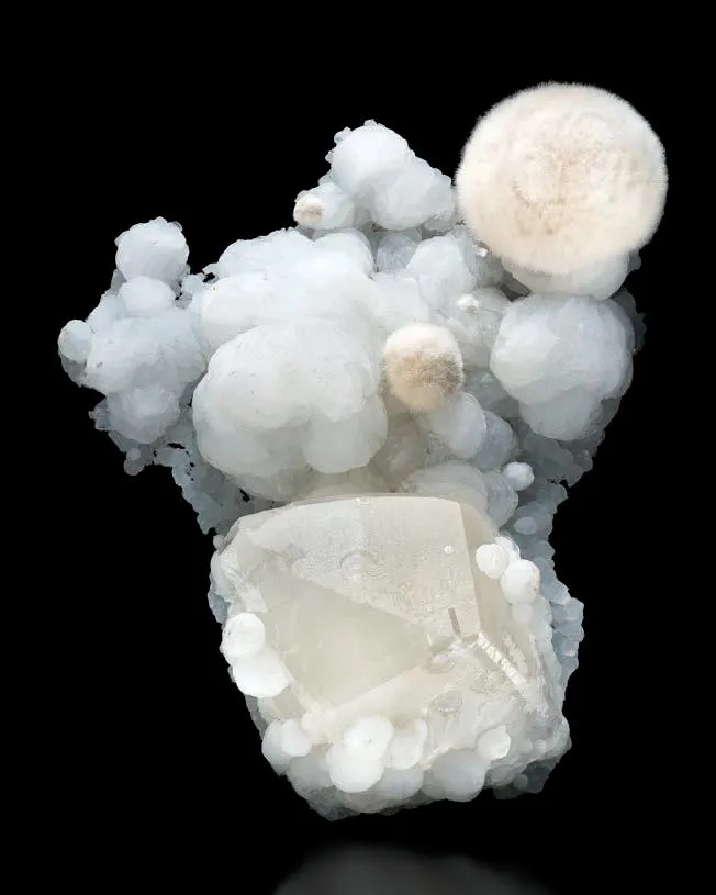 Calcite, Okenite, Gyrolite, Prehnite - image 1
