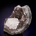 Calcite on Amethyst - image 1