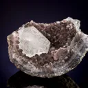 Calcite on Amethyst - image 2