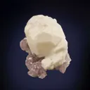 Calcite on Amethyst - image 2