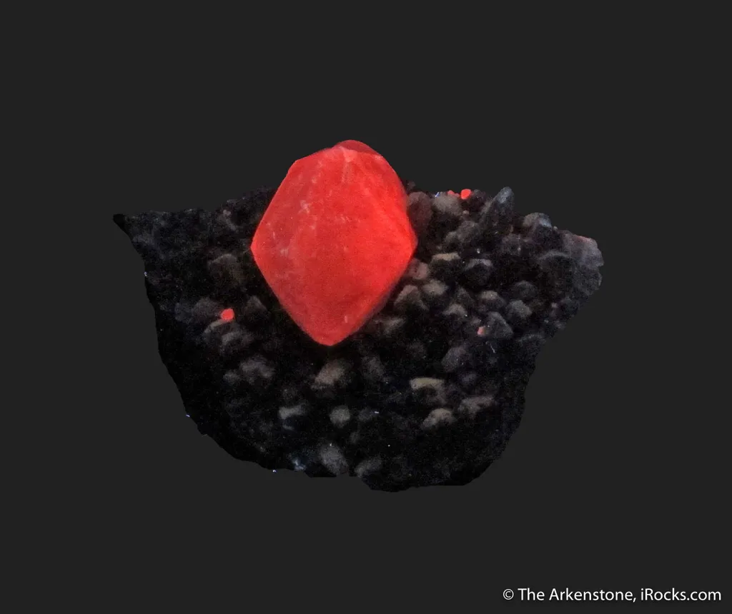 Calcite on Amethyst image
