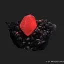 Calcite on Amethyst - image 1