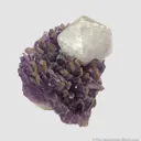 Calcite on Amethyst - image 2