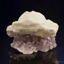 Calcite on Amethyst - image 1
